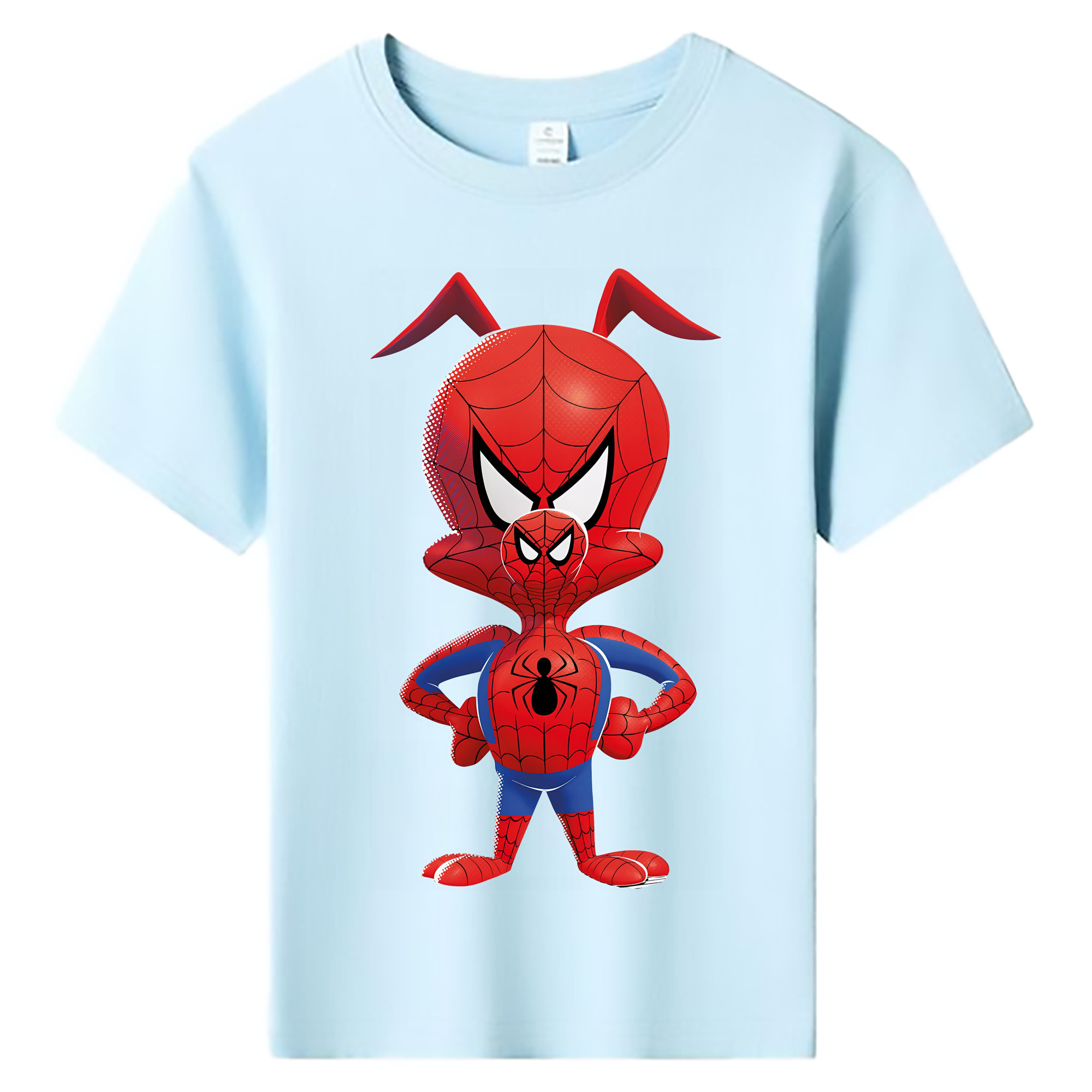 （画像用） Spider Man スパイダーマン 綿100％キッズTシャツ（フロントプリント）